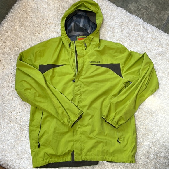 Merrell Jackets & Coats Merrell Mens Xl Optishell Green Rain Jacket
